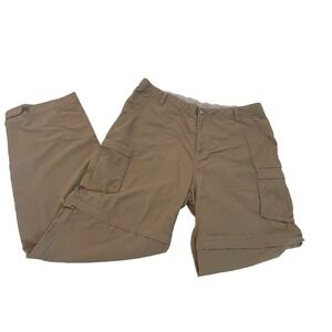 REI Women’s Cargo Pants Khaki Zip Off Shorts Convertible Size 16